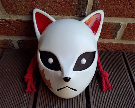 Sabito Demon Slayer Kimetsu No Yaiba Fox Mask In 2020 Cosplay Slayer