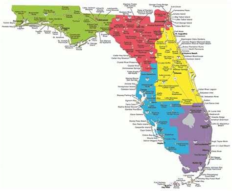 Map Of Florida State Parks Camping United States Map