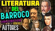 LITERATURA del BARROCO: Características, autores, géneros y obras - YouTube