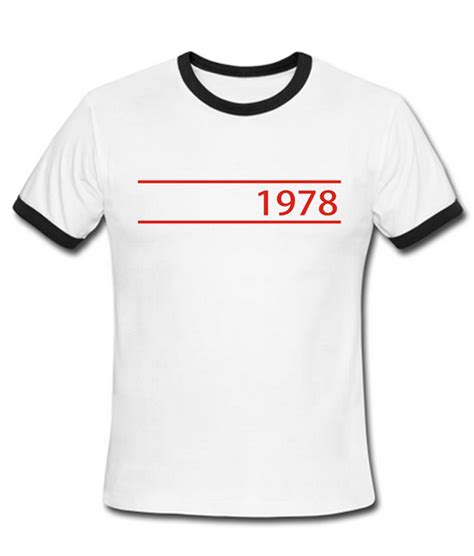 1978 Vintage 70s Ringer Shirt