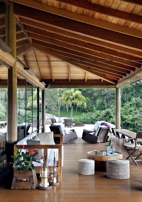 24 Fabulous Ideas For Patio Roof Made Of Wood In The Garden Interior