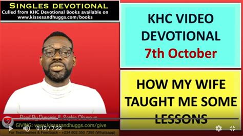 How My Wife Taught Me Some Lessons Singles October 7th Pastordunamis Youtube
