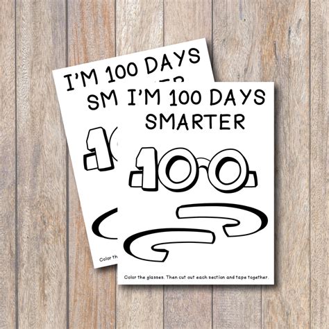 100 days smarter printable activity everyday party magazine