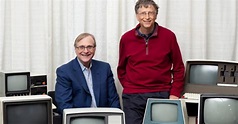 Microsoft founders Bill Gates and Paul Allen recreate 1981 photo - CBS News