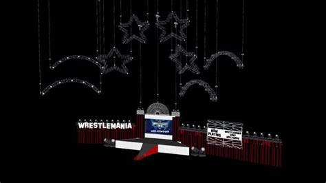 Large Preview Of 3d Model Of Wwe Wrestlemania 21 Stage Model