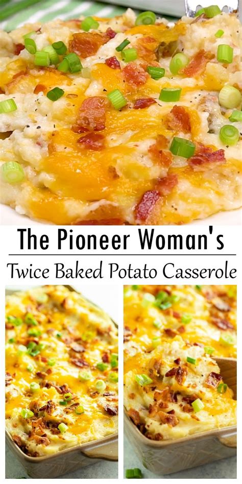 They're equally delicious as a dinnertime staple — where their indulgent. This Twice Baked Potato Casserole recipe from The Pioneer ...