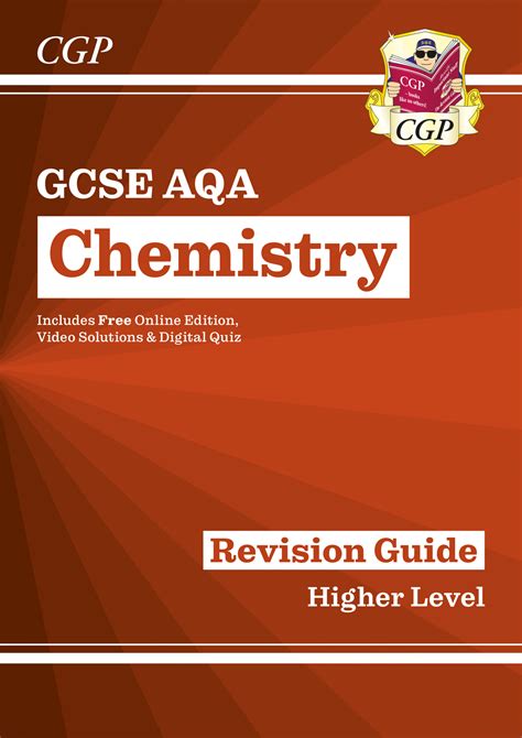 Gcse Chemistry Aqa Revision Guide Higher Includes Online Edition Videos Quizzes Cgp Books