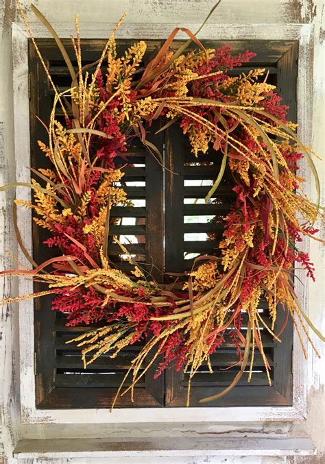 Excited To Share This Item From My Etsy Shop Fall Farmhouse Wreath