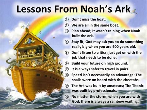 Lessons From Noahs Ark Bible For Kids Sunday School Lessons Bible
