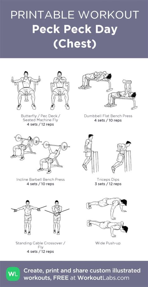 Peck Peck Day Chestmy Visual Workout Created At