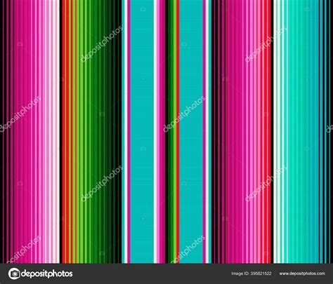 Blanket Stripes Seamless Vector Pattern Background Cinco Mayo Party