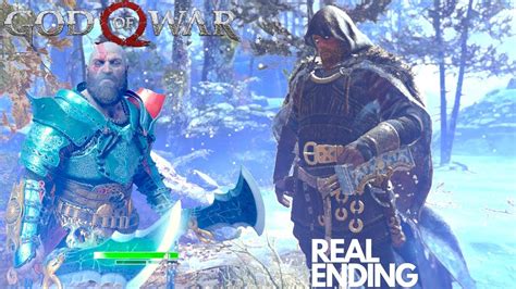 God Of War Thor Secret Ending Kratos Vs Thor Youtube