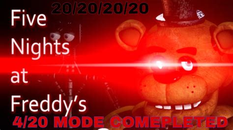 420 Mode Completed Fnaf Night 7 Gameplay Youtube