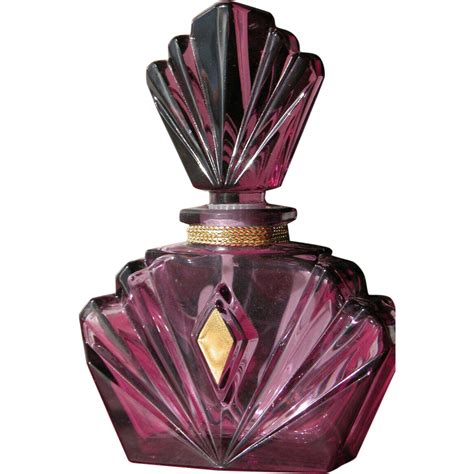 Perfume Bottle Passion By Elizabeth Taylor Purple Glass Sold On Ruby Lane