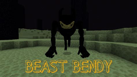 Playing As Beast Bendy Minecraft Addon Youtube