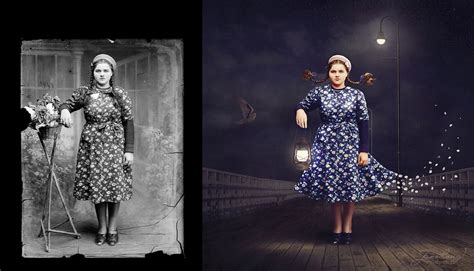 Photographer Colorized Old Photos While Adding Beautifully Surreal