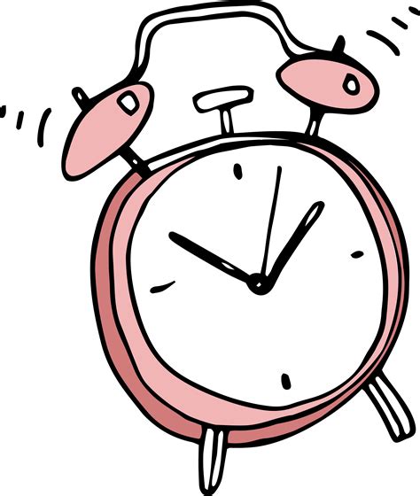 Vector Alarm Clock Transparent Background Png Mart