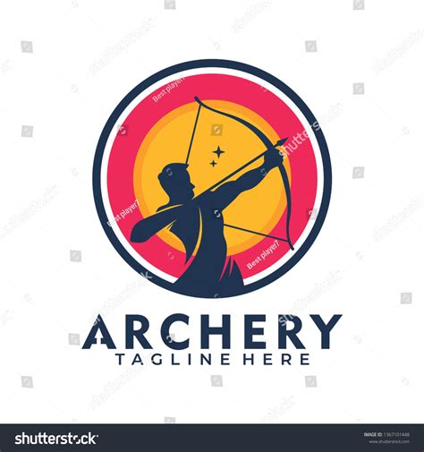 Archery Logo Icon Stock Vector Royalty Free 1367101448 Shutterstock