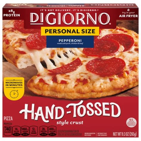 Digiorno® Pepperoni Hand Tossed Style Traditional Crust Personal Frozen Pizza 9 3 Oz Smith’s