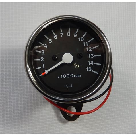 Honda Mechanical Tachometer 14 Ratio Stainless Steel Body 0 15000 Rpm