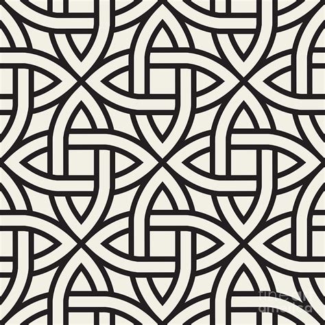 Celtic Seamless Pattern Abstract Digital Art By Curly Pat Pixels