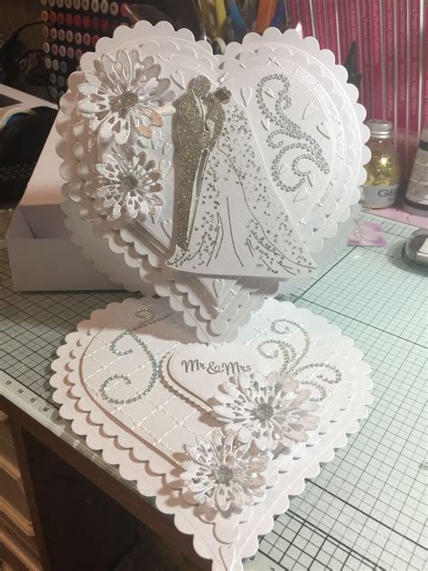 Handmade Wedding Cards Handmade Wedding Anniversary Card Pearl