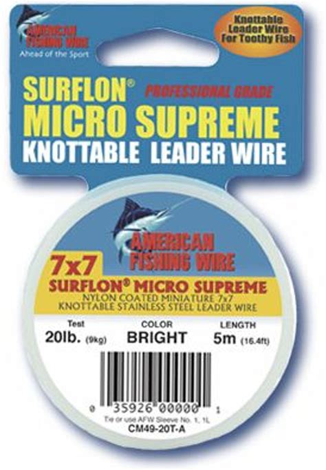 American Fishing Wire Surflon Micro Supreme 5 M Camo Brown Test 20