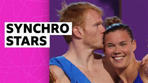 Commonwealth Games Scotland S James Heatly And Grace Reid Strike Gold In Mixed Synchronised 3m