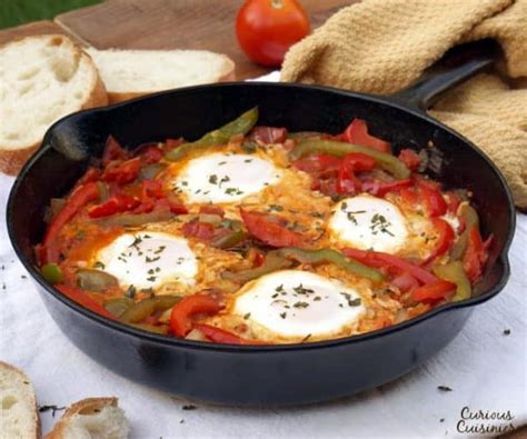 Chakchouka Tunisian Eggs In Tomato Sauce Curious Cuisiniere