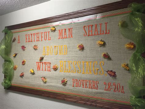 10 Stunning Fall Church Bulletin Board Ideas 2023