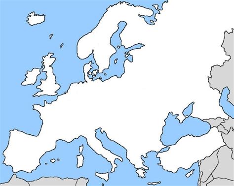 5 Handy Full Large Hd Blank Map Of Europe World Map With Countries