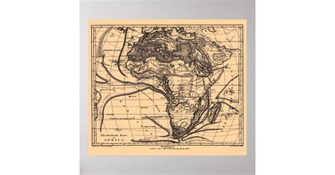 Map Of Africa Circa 1890 1907 Poster Zazzle