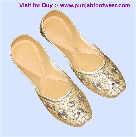 Women Beaded Shoes Indian Khussa Shoes