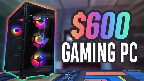 600 Budget Gaming And Streaming Pc Build 2021 Youtube