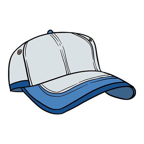 How To Draw A Baseball Cap Really Easy Drawing Tutorial