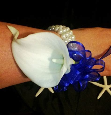 Real Touch Ivory White Calla Lily Wrist Corsage Mother S AU 34 50