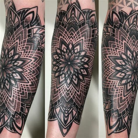My 8 hour mandala sleeve addition by Brian Geckle at s.u.t.r.a tattoo ...