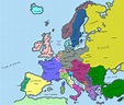 Map of a Victorian-era Europe with some geopolitical liberties taken ...