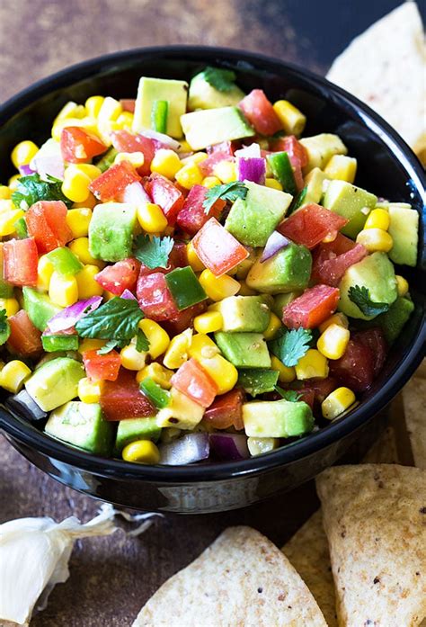 Avocado Corn And Tomato Salsa The Blond Cook