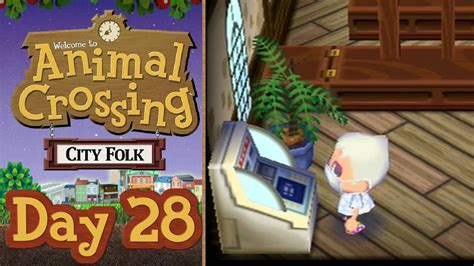 Animal Crossing City Folk Day 28 House Upgrade Youtube