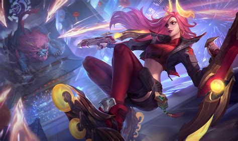 Lunar Beast Miss Fortune Splash Art League Of Legends Wild Rift By