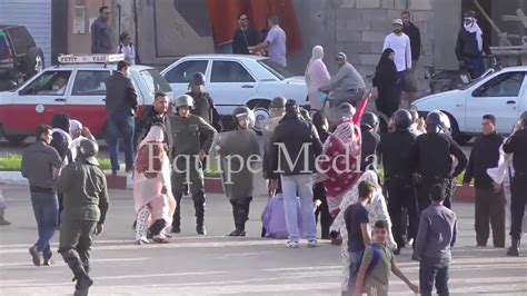 الجماهير الصحراوية تخرج للشارع رغم حصار الاحتلال المغربي Youtube