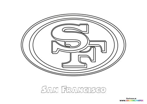 San Francisco 49ers Nfl Logo Coloring Pages For Kids