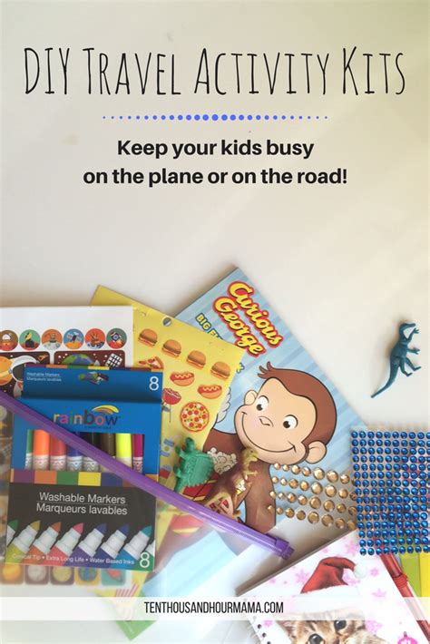 Keep Your Kids Busy On The Plane Diy Travel Kits For Kids Business