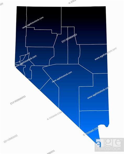 Karte Von Nevada Map Of Nevada Stock Photo Picture And Low Budget