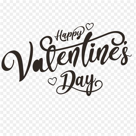 Happy Valentine Day Text Png Transparent Background Png Cliparts Free