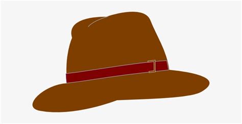 Brown Clip Art At Clker Vector Men S Hats Clip Art PNG Image