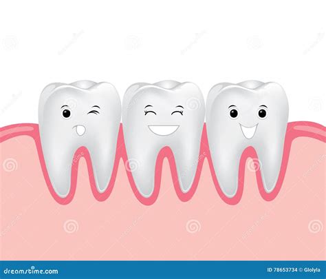 Dental Cartoon Character Stock Vector Illustration Of Incisor 78653734