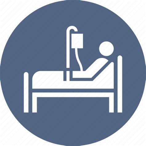Hospital Bed Medical Treatment Patient Icon