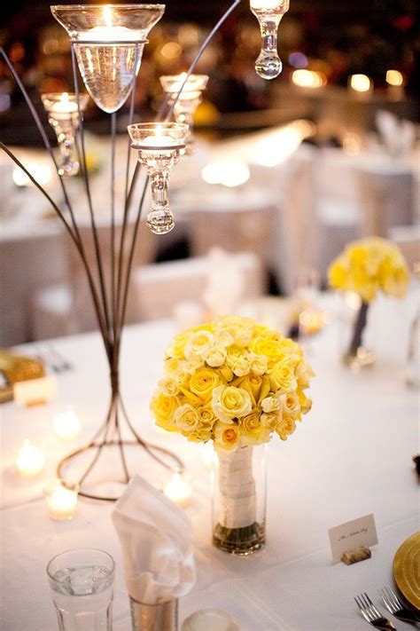 Yellow Centerpieces Wedding Ideas 4 Elizabeth Anne Designs The